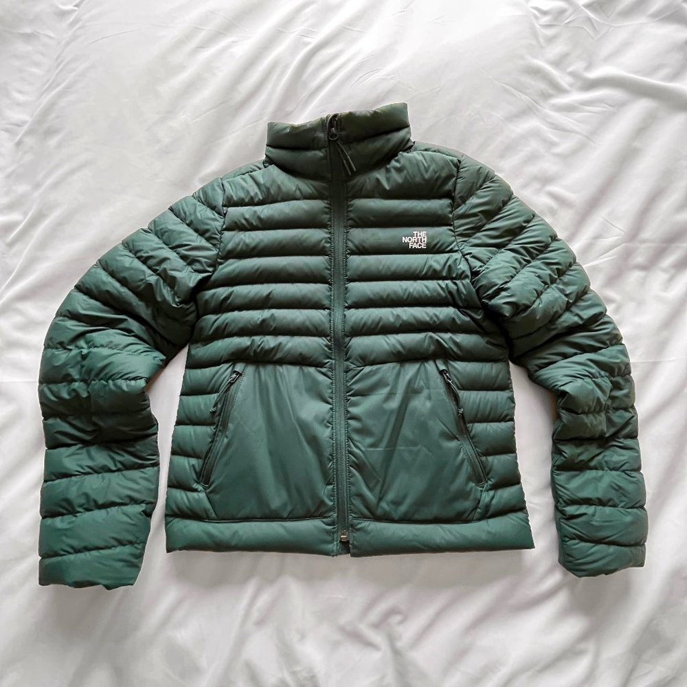 The North Face Stretch Down Seasonal Down Jacket, Women's XS, Dark Sage Green